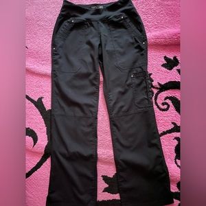 Women’s XXSP Black Purple Label Yoga by Healing Hands Tori Scrub Pants